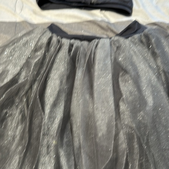 Maneca Activewear Dance Costume Gray Sparkly 2 Piece Adult Medium competition - Picture 3 of 8